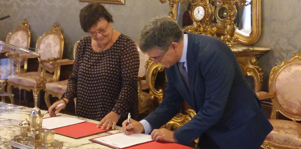 El Gobierno de Aragón firma con Navarra la cesión gratuita de su sistema de gestión procesal en Justicia