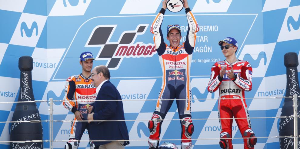 Lambán: “El beneficio de la MotoGP para la promoción de Aragón es impagable” 