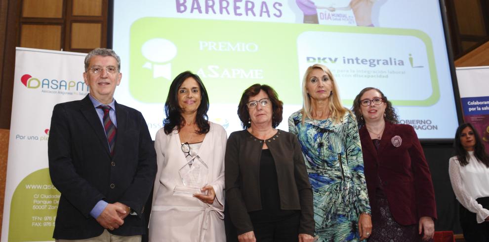 El IAF recibe uno de los premios Asapme 2017 por su papel en la cooperación entre las empresas y las entidades que atienden a personas con discapacidad