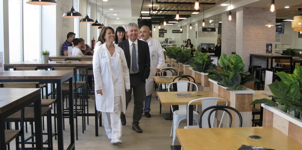 El Hospital Miguel Servet cuenta con una nueva cafetería, más accesible y funcional