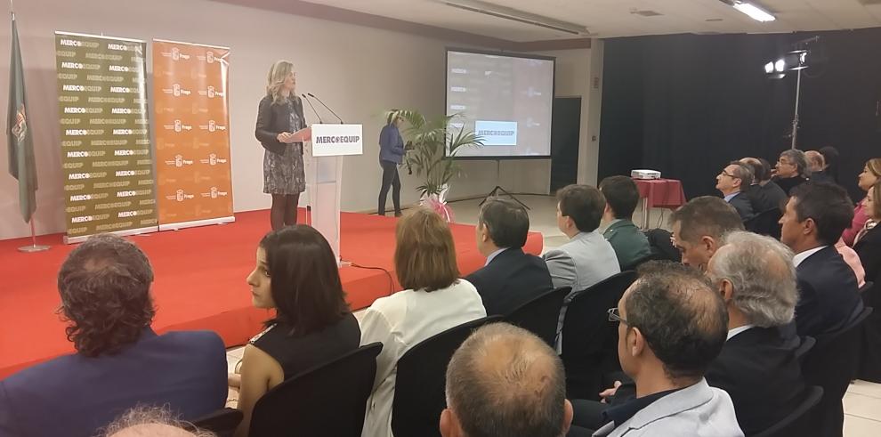 Pilar Alegría apuesta por la innovación para hacer más fuerte el sector agrícola en MERCOEQUIP