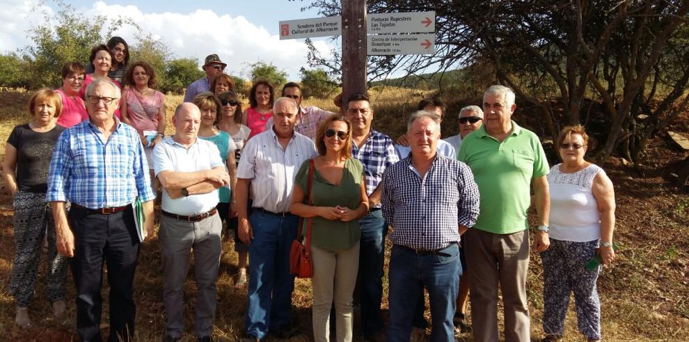 La consejera Mayte Pérez pone en valor el Parque Cultural de Albarracín