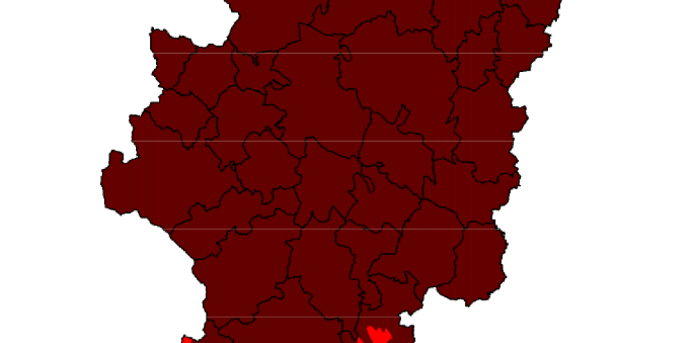 Riesgo muy alto de incendios en casi todo Aragón