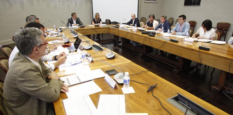 Reunión de la comisión mixta Gobierno de Aragón-Universidad de Zaragoza