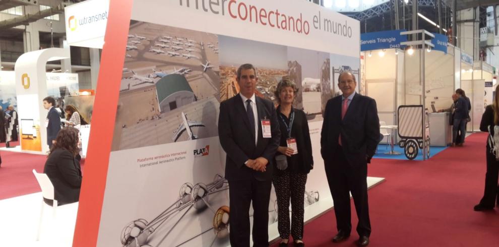 El aeropuerto de Teruel se promociona en el Salón Internacional de Logística de Barcelona