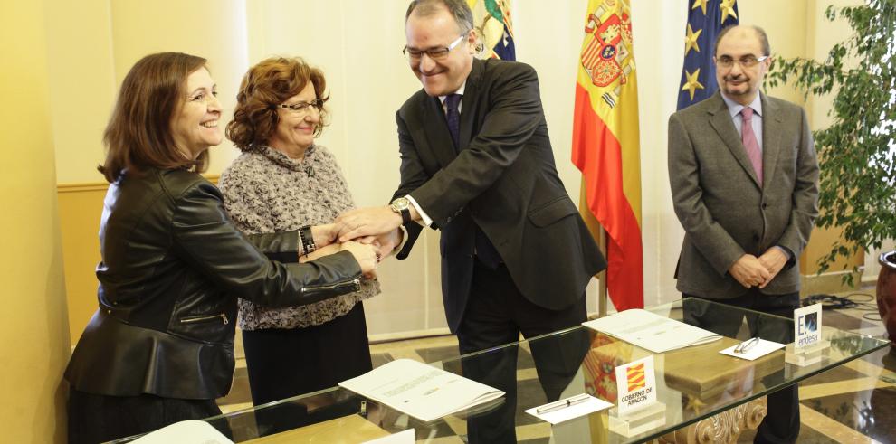 El convenio entre el Gobierno de Aragón, Endesa y la FAMCP evitará los cortes de suministro eléctrico y de gas de esta compañía a las familias en situación de vulnerabilidad de todo Aragón