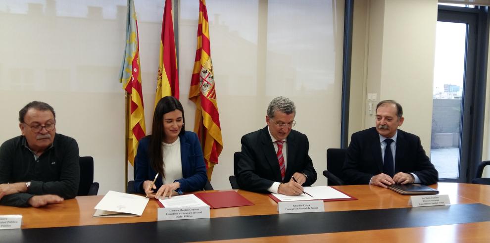 Valencia y Aragón firman el convenio de colaboración para la atención sanitaria en zonas limítrofes que beneficiará a 11.000 personas