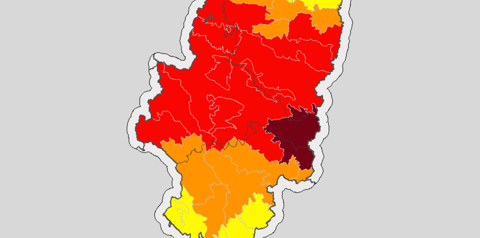 Máximo riesgo de incendio en el Bajo Ebro