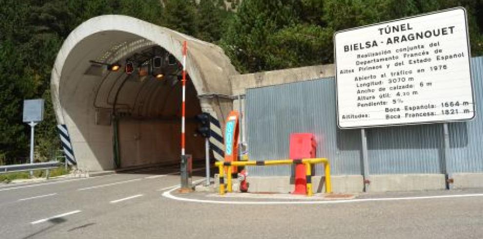 Aviso de cierre nocturno del túnel de Bielsa - Aragnouet para la realización de trabajos de mantenimiento