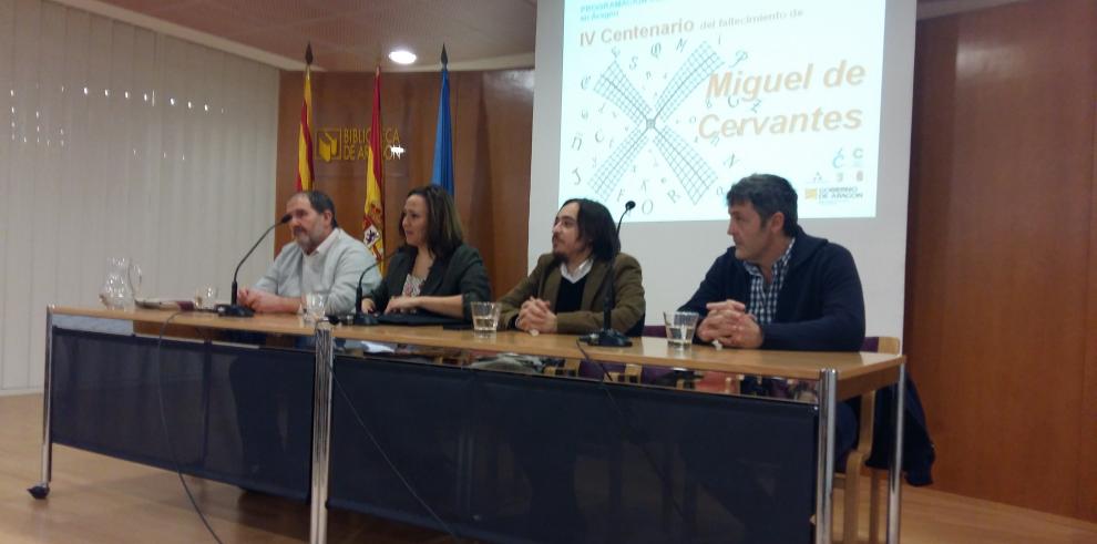 El Gobierno de Aragón rinde homenaje a Cervantes en el IV Centenario de su muerte 