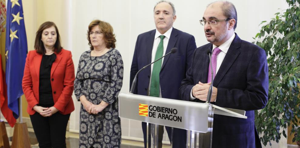 Convenio entre el Gobierno de Aragón, la FAMCP e Iberdrola para la protección de las personas en riesgo de urgencia social