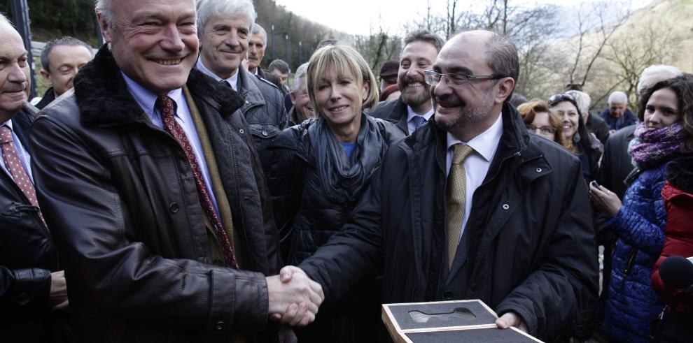 Aragón y Aquitania reafirman su apoyo a la reapertura de la línea ferroviaria internacional Pau-Canfranc-Jaca