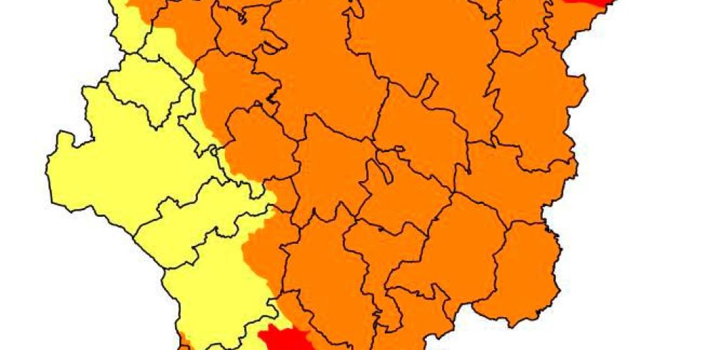 Prealerta roja por riesgo de incendios forestales en el Somontano Oriental y Turia