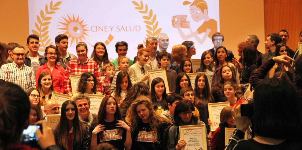 Los IES Pedro Laín Entralgo, La Azucarera y Pedro de Luna y el centro de salud de San Pablo, ganadores del XIV Certamen de cortometrajes Cine y Salud