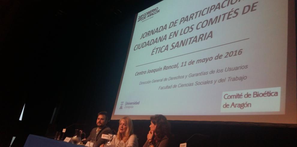 La Dirección General de Derechos y Garantías y el Comité de Bioética de Aragón debaten sobre la participación de los ciudadanos en los Comités de Ética Sanitaria