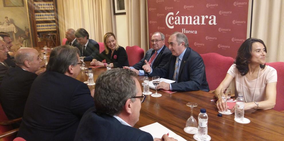 Gobierno de Aragón y Cámara de Huesca optimizan sus recursos para empresas en materia de competitividad e internacionalización