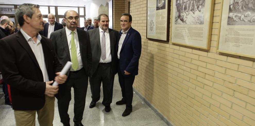 El Presidente de Aragón inicia los actos conmemorativos del 400 aniversario de la muerte de Cervantes en Pedrola