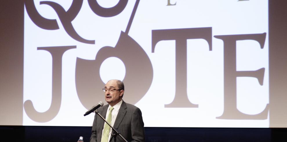 El Presidente de Aragón inicia los actos conmemorativos del 400 aniversario de la muerte de Cervantes en Pedrola