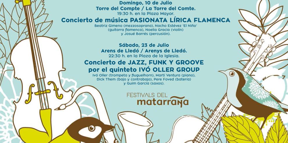 El concierto “Pasionata Lírica Flamenca” inaugura este domingo el Festival “Matarranya i Música”