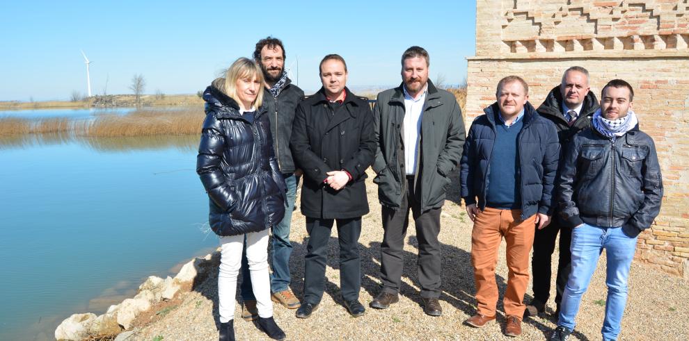 José Luis Soro conoce el proyecto turístico de la Estanca en Borja