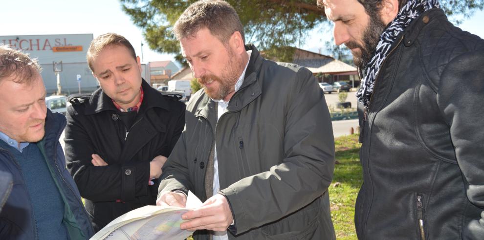 José Luis Soro conoce el proyecto turístico de la Estanca en Borja