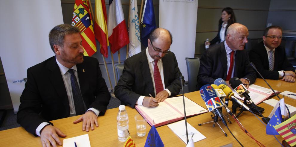 Comienzan los trabajos entre Aragón y la Nouvelle- Aquitaine para acceder a las ayudas europeas “Mecanismo Conectar Europa”