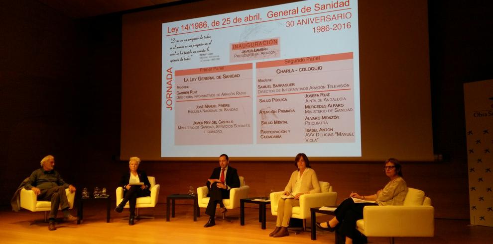 La elaboración de la Ley General de Sanidad y sus retos de futuro centran el primer panel de la jornada con motivo del 30 aniversario de la norma