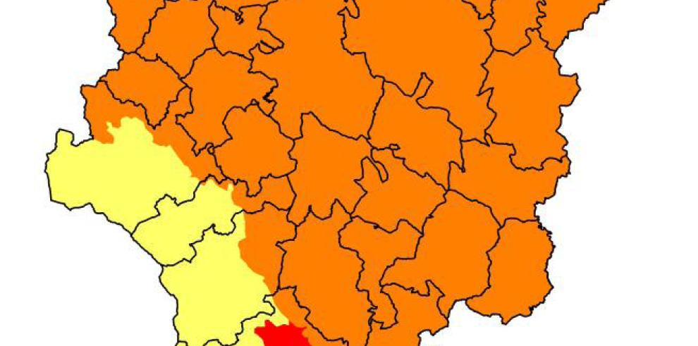 Prealerta roja por riesgo de incendios forestales en Mijares y Turia (Teruel)