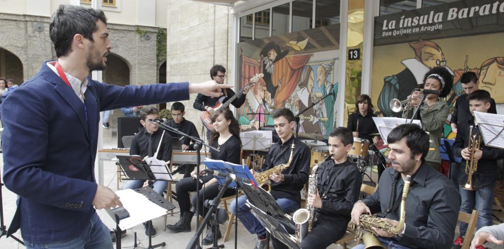 Niños y niñas de todo Aragón llenan de música el Edificio Pignatelli