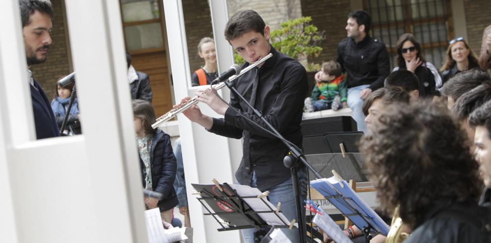 Niños y niñas de todo Aragón llenan de música el Edificio Pignatelli