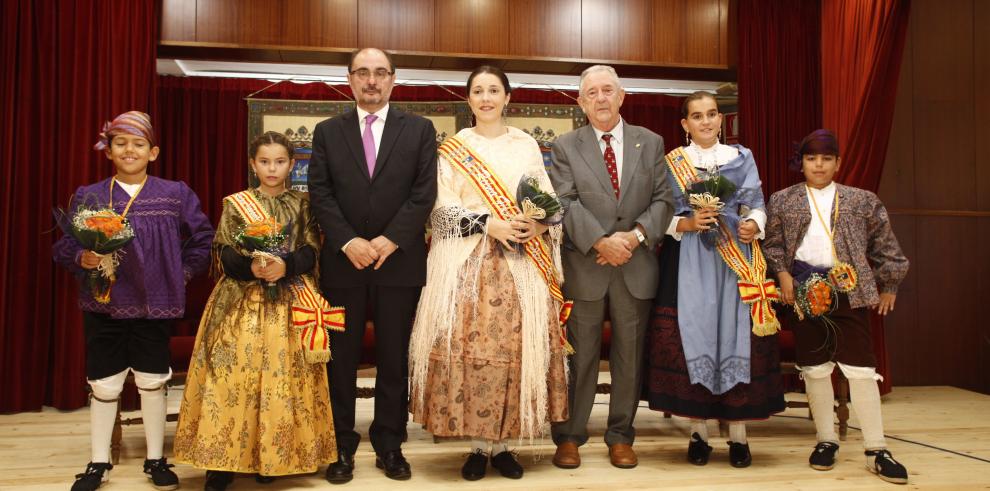 Javier Lambán, pregonero del Pilar en la Casa de Aragón en Barcelona en la celebración de su centenario