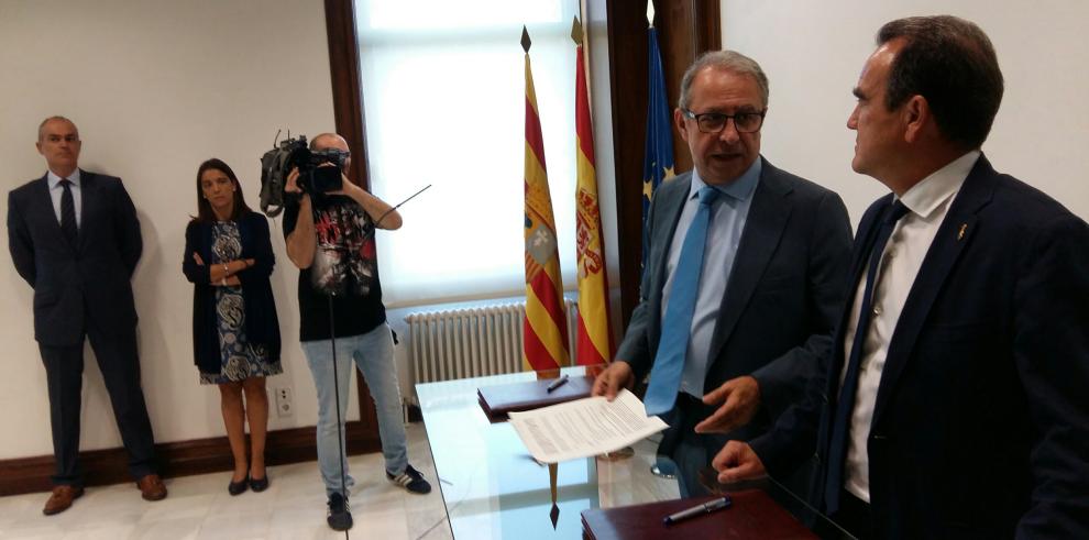 Gobierno de Aragón y Diputación de Zaragoza estrechan su colaboración fiscal