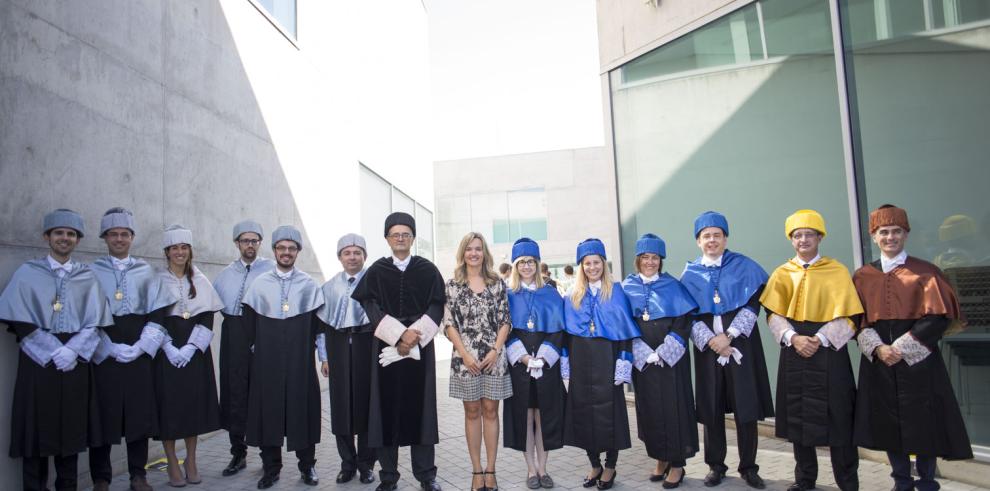 Pilar Alegría ha participado en el acto de apertura del curso académico de la USJ