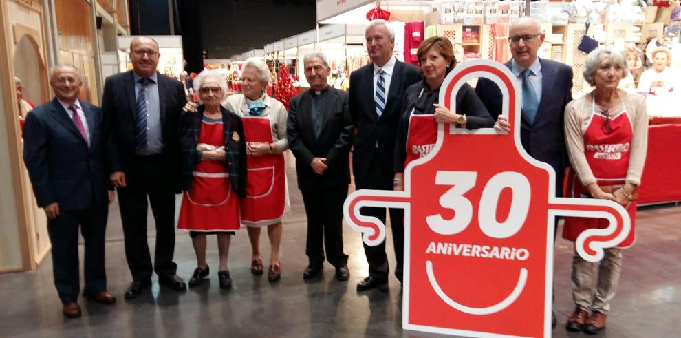 José Antonio Jiménez destaca el trabajo de los voluntarios en la inauguración del Rastrillo Aragón