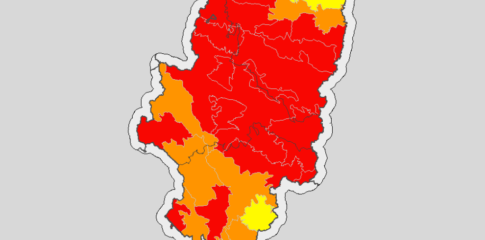 Aragón sigue con alto riesgo de incendio en gran parte del territorio