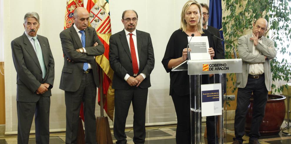 Aragón cuenta con su primer Plan de Empleo para cuatro años