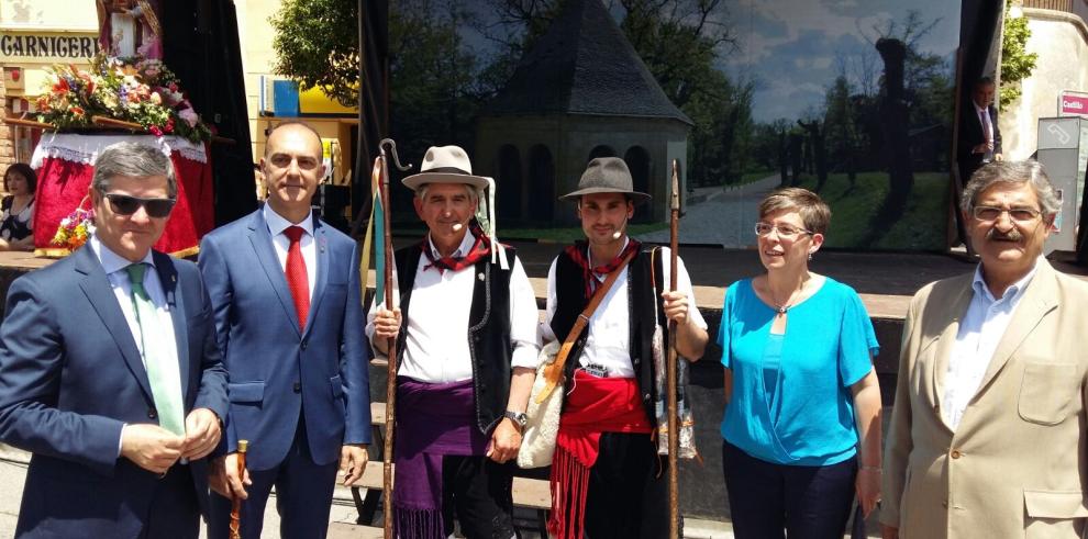 Visita del consejero Guillèn a Benabarre