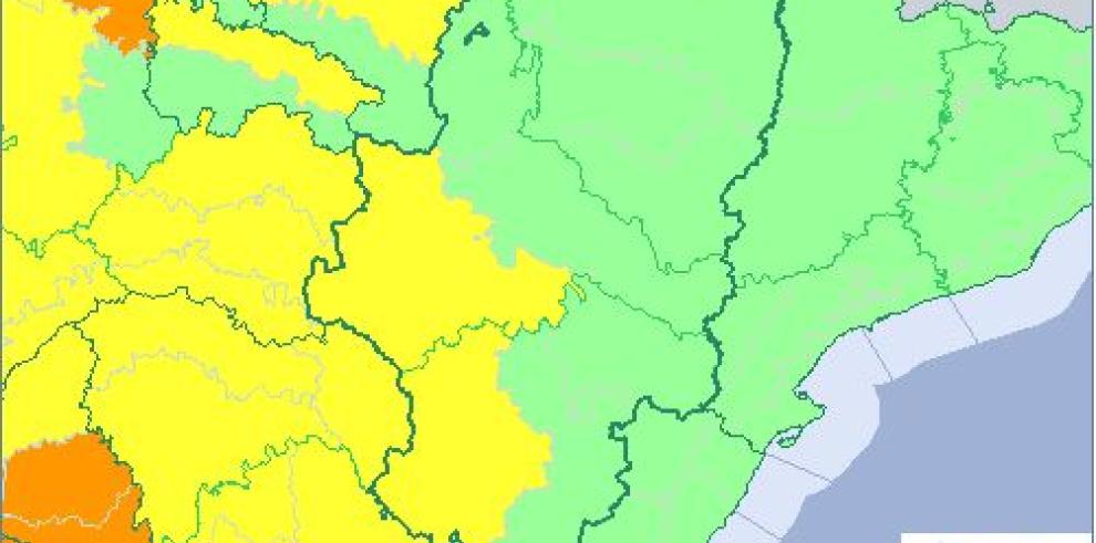 Aviso amarillo por altas temperaturas en Ibérica, Albarracín y Jiloca