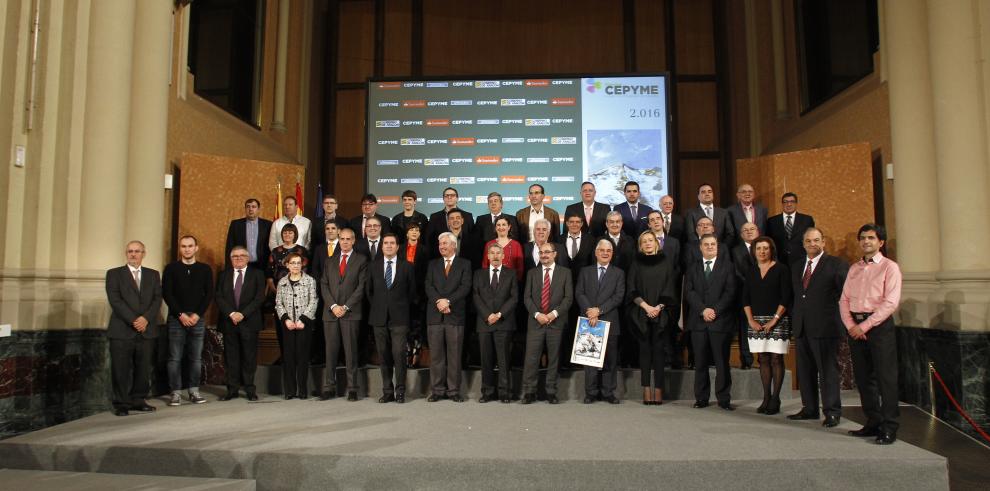 Premios a las Pymes de todas las comarcas aragonesas, protagonistas del tejido económico de Aragón