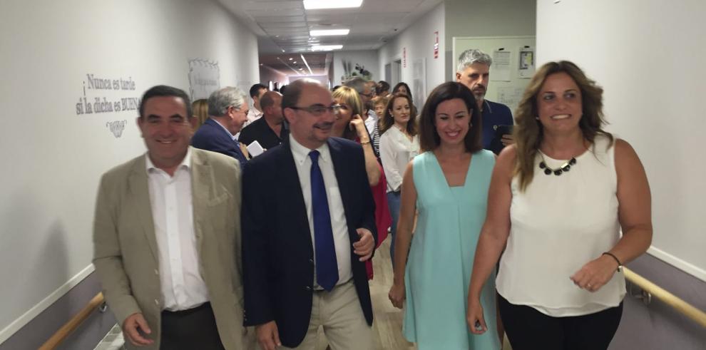 El Presidente de Aragón inaugura la ampliación de la residencia Elvira Otal de Ejea de los Caballeros