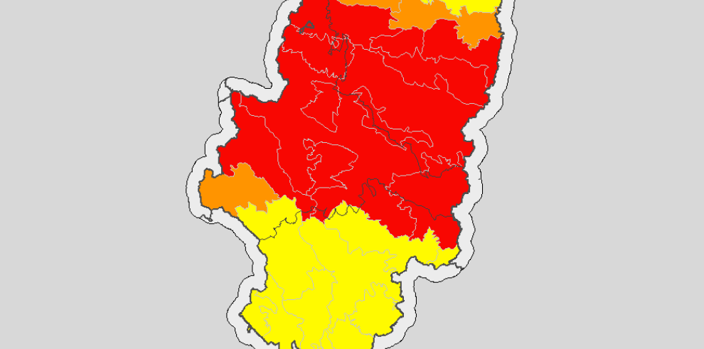 Alto riesgo de incendio en el centro y norte de Aragón