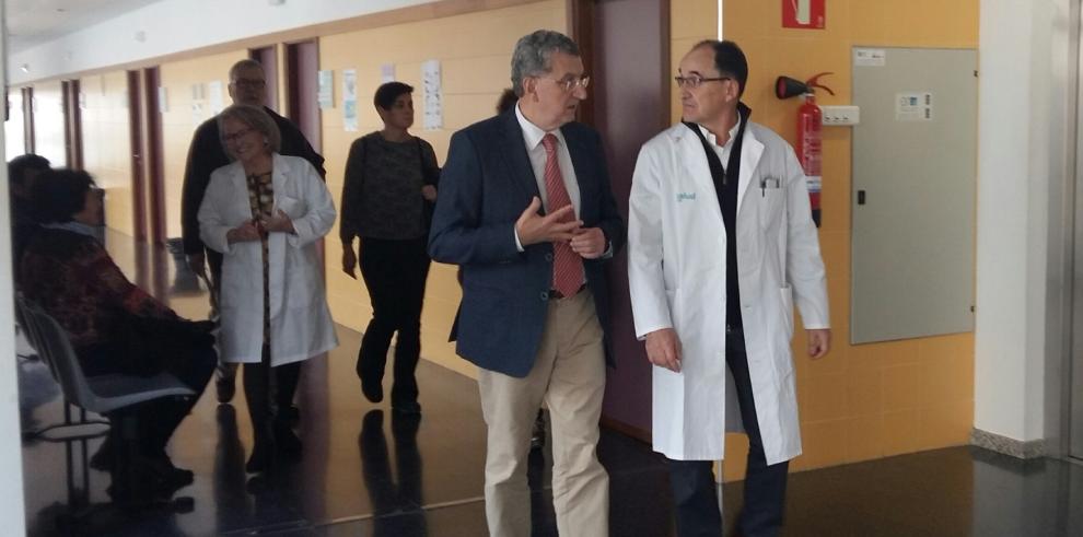 Celaya ha presentado el plan estratégico de Jaca a los profesionales del Hospital San Jorge