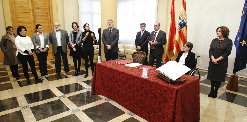 La transversalidad y el diálogo impulsan el convenio entre el Gobierno de Aragón y Cermi  para avanzar en la discapacidad 