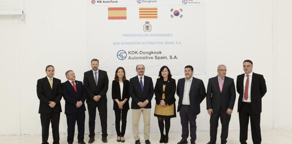 El Presidente de Aragón visita la ampliación de la empresa KDK que invertirá 11 millones de euros y aumentará la plantilla en cerca de 60 nuevos empleados