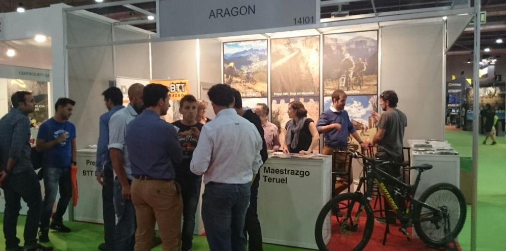 Aragón se promociona como destino de cicloturismo en la Feria Unibike - Madrid 