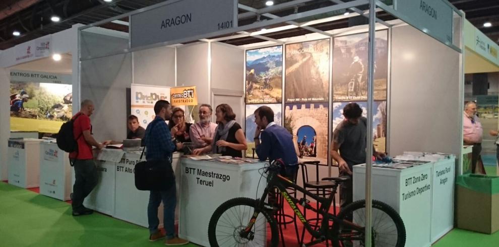 Aragón se promociona como destino de cicloturismo en la Feria Unibike - Madrid 