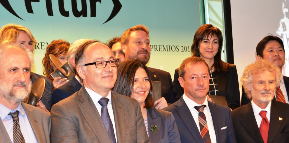 Aragón recibe el premio mejor estand de Fitur 2016