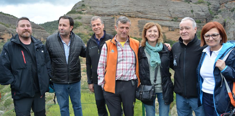 Soro señala la importancia de los Senderos Turísticos como producto de calidad para la promoción de Aragón