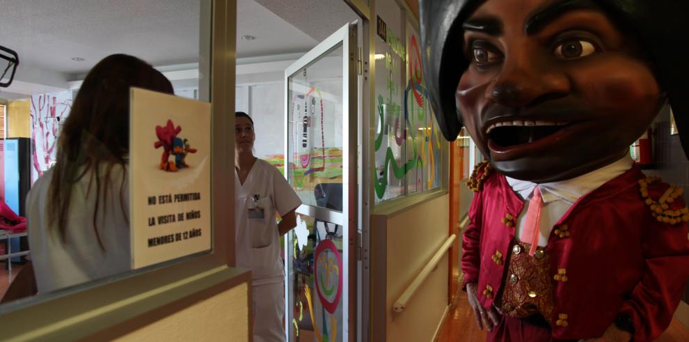 Las Fiestas del Pilar empiezan en el Hospital Infantil