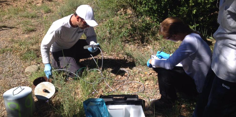 Comienza  el ensayo piloto para descontaminación de suelos en la zona de Bailín 